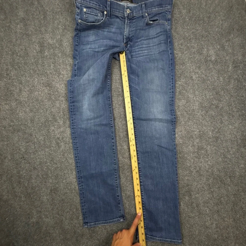 7 For All Mankind Slimmy Jeans Mens 36 Blue Luxe Performance Slim Fit Denim 0397